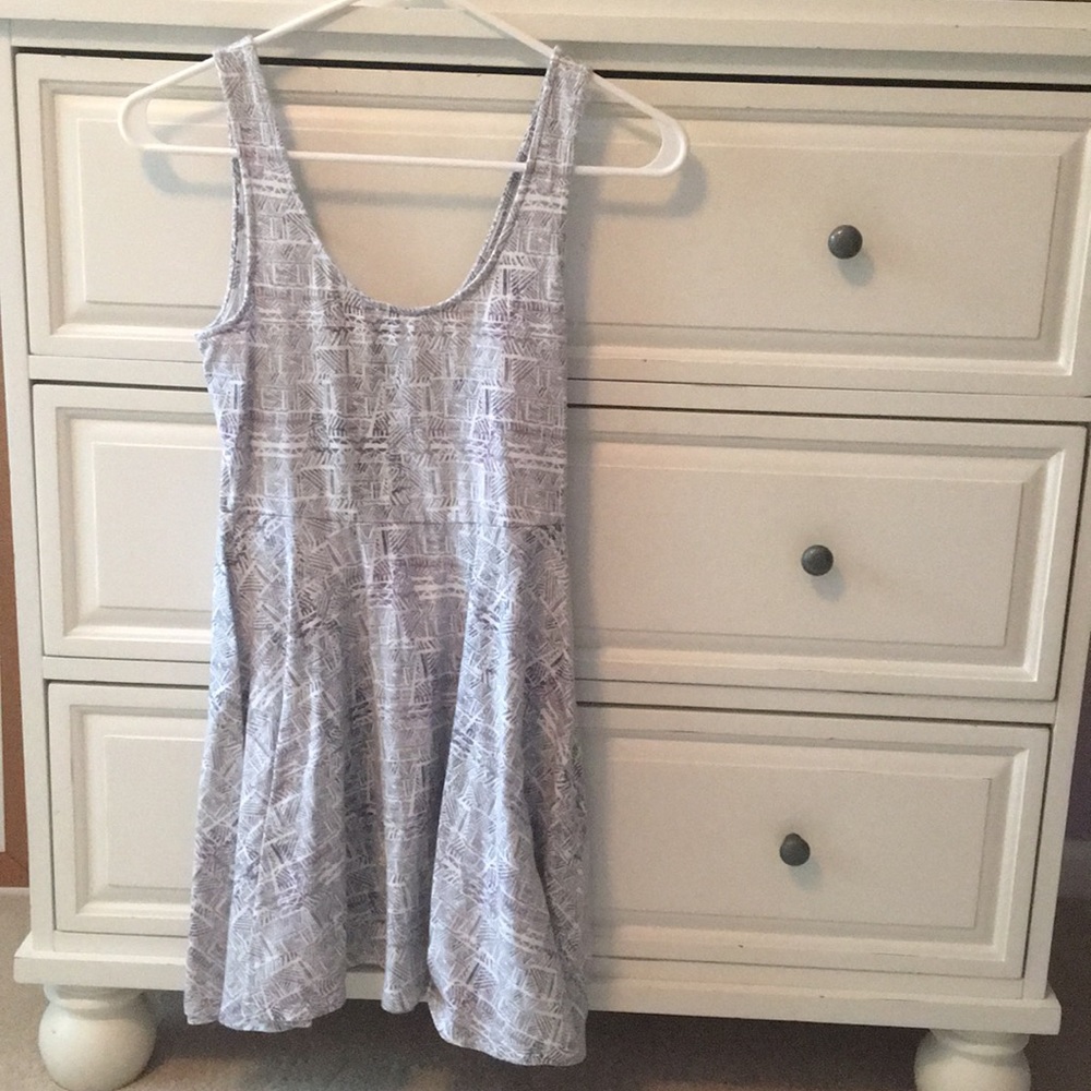 Patterned a-line dress
